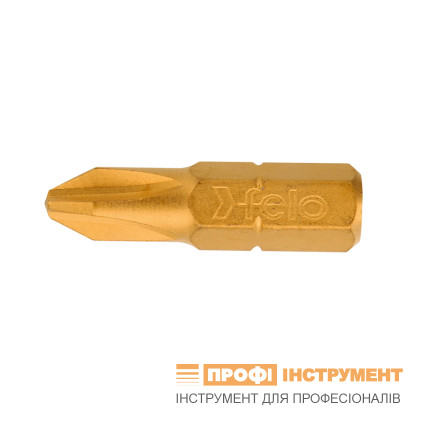 Бита FELO PH2х25 мм; TiN (02202077)