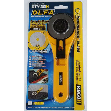 Нож Olfa RTY-3/GH дисковое лезвие 60мм RB60 (750520)
