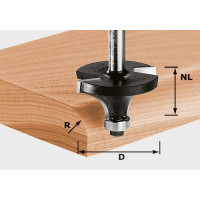 Фреза, що округляє, HW S8 D25.5/R6.35 KL Фреза, що округляє, HW S8 D25.5/R6.35 KL