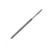 Ruff brush 25x100x150 mm, with external thread 3/8", Brass wire