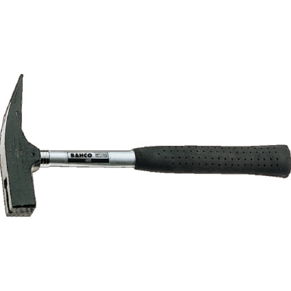 Roofer's hammer 600g, rubberized handle, notch on the striker, paw, magnetic nail holder,