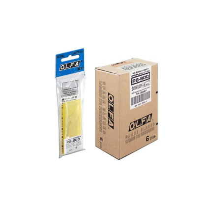 Лезвие Olfa PB-800 крюк вольфрамовый 13мм 3шт, 0.6мм для ножей P-800, PC-L (828510)