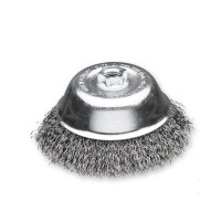 Cup brush 65xM14x2,0, corrugated steel wire 0,35 mm, 12000 rpm