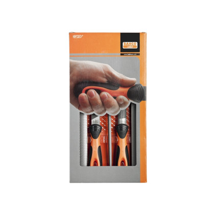 File set 200 mm , flat, semicircular,round, semicircular flat, flat sharpener,