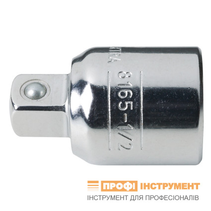 Adapter 1/2"-3/8", nickel-chromium coating,