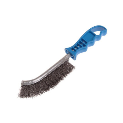 Щетка LESSMANN ручная универсальная 260х135х28 мм; Стальная гофрированная проволока 0.35 мм; пластиковая ручка LESSMANN ( ЛЕСМАН ) LESSMANN ( ЛЕСМАН )