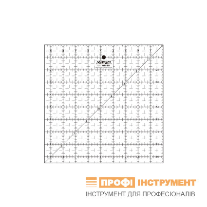 Линейка OlfaQR-6x24 акриловая прозрачная 6"х24" (152х610х3мм) (950624)