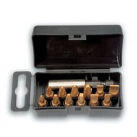 Набор бит TiN 25 мм 5.0х0.8 / 5.5х1.0 / 6.5х1.2 / 8.0х1.2 / PZ1 / 2PZ2 / PZ3 / PH1 / 2PH2 / PH3 / + магн. держатель; 13шт.