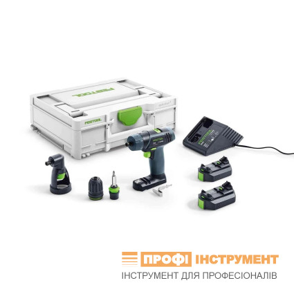 Акумуляторний дриль-шуруповерт Festool TXS 2.6-Set 576102 Акумуляторний дриль-шуруповерт Festool TXS 2.6-Set 576102