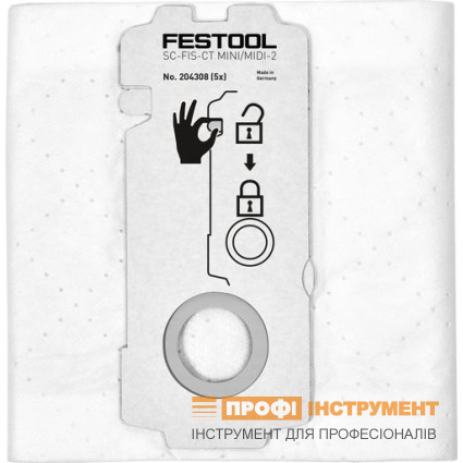 Мешок-пылесборник Festool SELFCLEAN SC-FIS-CT MINI/MIDI-2/5/CT15 (арт. 204308)