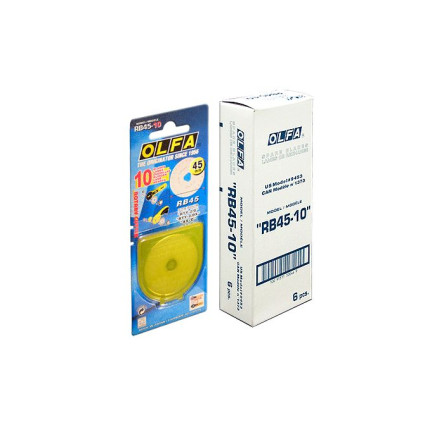 Лезо OLFA RB45-10 дискове 45мм 10шт (736510)