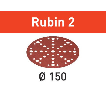 Festool Grinding wheels STF D150/48 P180 RU2/10 Rubin 2
