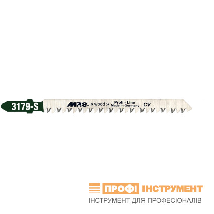 Полотно для лобзикових пилок MPS (МПС) 5 шт. потовщене T301BCP 75/100х8х1.7 мм. 9 зуб/дюйм (3179-S-5)