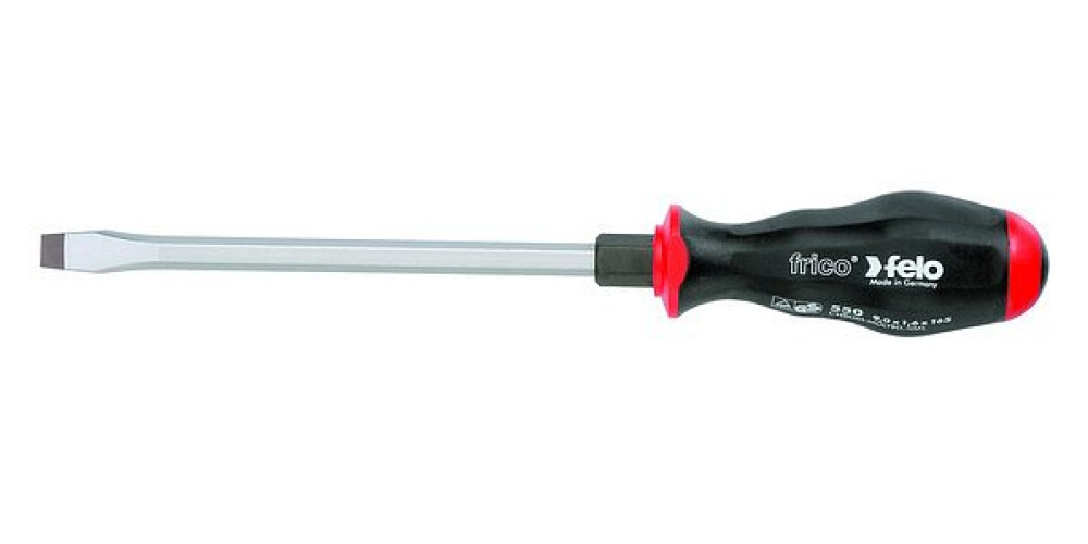 Викрутка слюсарна FELO 12,0х2,0х105х200 мм, 2-х компонентна ручка, ударна. (55012040)