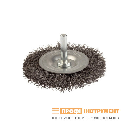 Brush cylindrical 50 mm, shank 6 mm, steel wire 0,3 mm, 4500 rpm