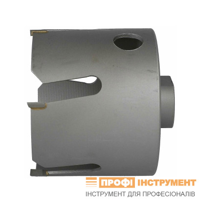 Коронка 65x65x100 мм ALLMAT; алюминий; газобетон; кирпич; гипсокартон; дерево (25988)