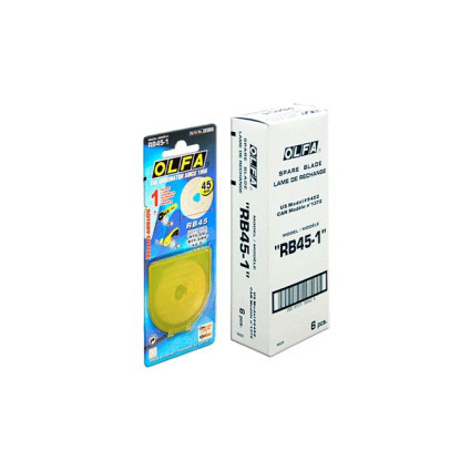 Лезо OLFA RB45-1 дискове 45х0,3 мм для RTY-2/G, RTY-2/DX, 45-C (731510)