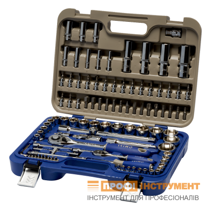 IRIMO 1/4"-1/2" Socket Head Set, 101 Pieces (129-101-4)
