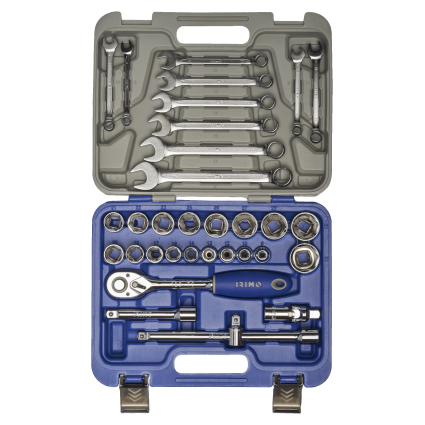 Набор головок торцевых и ключей комбинированных IRIMO 1/2" (129-33W-4)