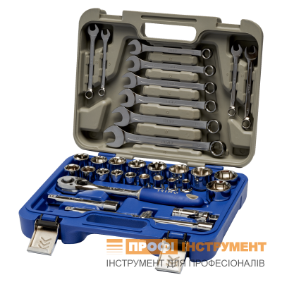 Набор головок торцевых и ключей комбинированных IRIMO 1/2" (129-33W-4)
