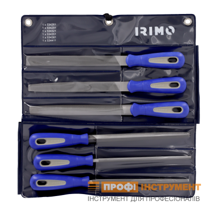 Набір напилків слюсарних IRIMO 200 мм (534501)