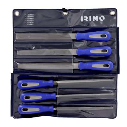 Набір напилків слюсарних IRIMO 200 мм (534501)