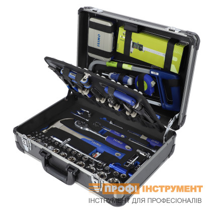 Набор инструментов IRIMO 1/4", 1/2" 145 предметов в алюминиевом ящике (9024-1TS145)