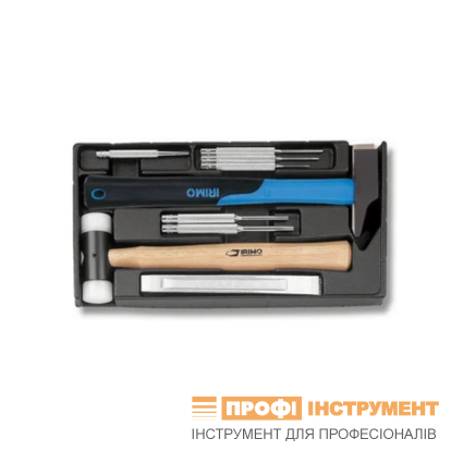 IRIMO 9-piece tool set on a plastic backing (907521)