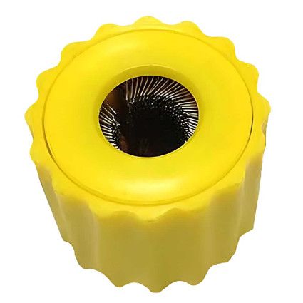 Щетка фитинговая для внешней очистки труб LESSMANN 12 мм, стальная проволока (037922)