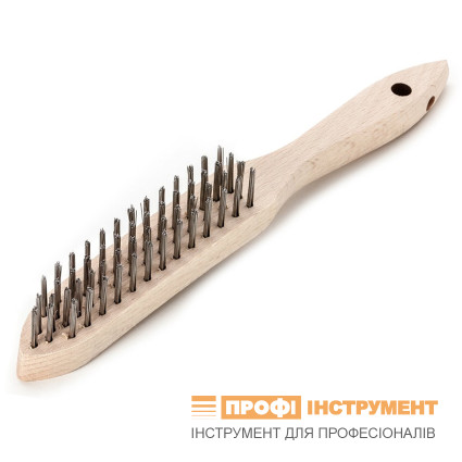 LESSMANN hand brush 290x140 mm steel wire 0,35 mm, 4-row (100040) LESSMANN hand brush 290x140 mm steel wire 0,35 mm, 4-row (100040)
