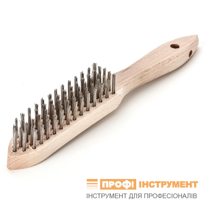 LESSMANN hand brush 290x140 mm steel wire 0,35 mm, 5-row (100050) LESSMANN hand brush 290x140 mm steel wire 0,35 mm, 5-row (100050)