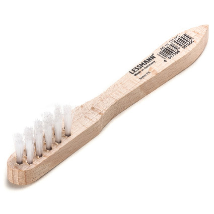 Щетка для чистки свечей зажигания LESSMANN 150х15 мм полиамидный прямой ворс 3-рядная (125251)