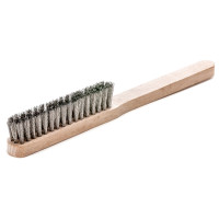 LESSMANN hand brush for fine cleaning 225x110 mm stainless steel wire 0.15 mm 4-row (126481) LESSMANN hand brush for fine cleaning 225x110 mm stainless steel wire 0.15 mm 4-row (126481)
