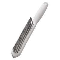 Hand brush for corner joints LESSMANN 290x120mm stainless steel wire 0.35mm, 3 rows (185811) Hand brush for corner joints LESSMANN 290x120mm stainless steel wire 0.35mm, 3 rows (185811)