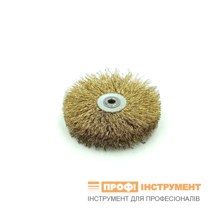 Щетка дисковая для чистки ленточных пил 80х18-20х6мм; Стальная латуновая гофрированная проволока 0.25мм; 15000 об / мин LESSMANN ( ЛЕСМАН )