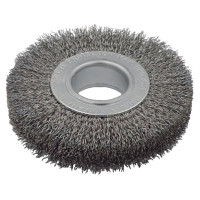 Щітка циліндрична LESSMANN 100х30 мм сталевий  гофрований дріт 0,3 мм (323162)
