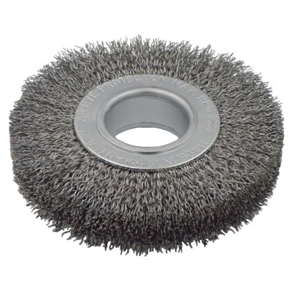 Щетка цилиндрическая LESSMANN 100х30 мм стальная гофрированная проволока 0,3 мм (323162)