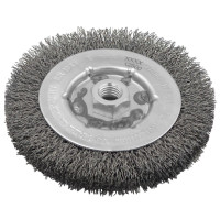 Щетка цилиндрическая LESSMANN 125x13хМ14х2,0 мм стальная гофрированная проволока 0,3 мм (33516114)