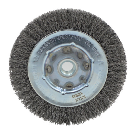 Щетка цилиндрическая LESSMANN 125x13хМ14х2,0 мм стальная гофрированная проволока 0,3 мм (33516114)