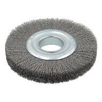 Щітка циліндрична LESSMANN 150x30-34х13-40 мм сталевий гофрований дріт 0,2 мм (344143)