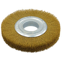 Щетка цилиндрическая LESSMANN 150х25x20 мм латунная гофрированная проволока 0,1 мм (34454201)