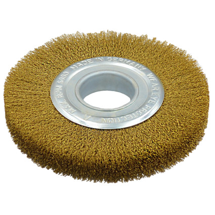 Щетка цилиндрическая LESSMANN 150х25x20 мм латунная гофрированная проволока 0,1 мм (34454201)