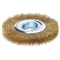 Щітка циліндрична LESSMANN 150x23-25х13-50 мм латунний гофрований дріт 0,3 мм (345562)