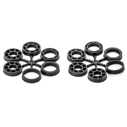 Щетка цилиндрическая LESSMANN 150x23-25х13-50 мм латунная гофрированная проволока 0,3 мм (345562)