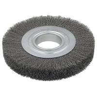 Щетка цилиндрическая LESSMANN 178x26х50 мм стальная гофрированная проволока 0,20 мм (355142)