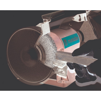 Щетка цилиндрическая LESSMANN 178x26х50 мм стальная гофрированная проволока 0,20 мм (355142)