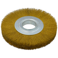 Щетка цилиндрическая LESSMANN 200х27x50 мм латунная гофрированная проволока 0,2 мм (365542)