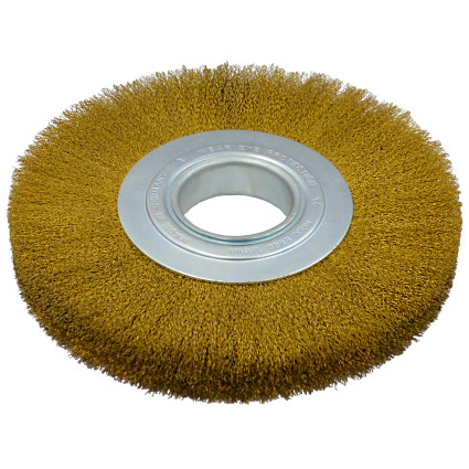 Щетка цилиндрическая LESSMANN 200х27x50 мм латунная гофрированная проволока 0,3 мм (365562)