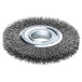 LESSMANN cylindrical brush 250x30-45x20-80 mm steel corrugated wire 0.2 mm (376142)