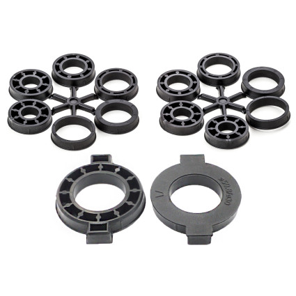 Щетка цилиндрическая LESSMANN 250x42-45х20-80 мм стальная гофрированная проволока 0,30 мм (376163)